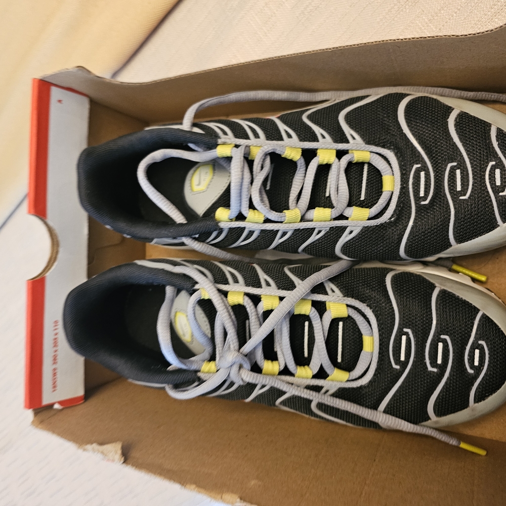Black and Yellow Athletic Sneakers